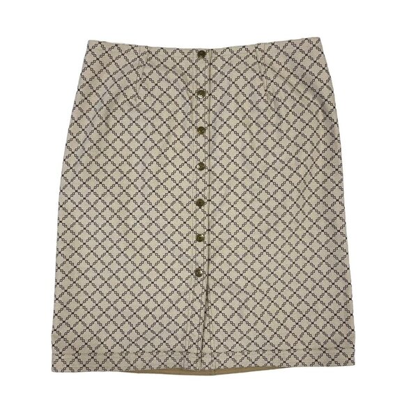 Worth Reversible Tan Chain Link Skirt Medium - Picture 1 of 5